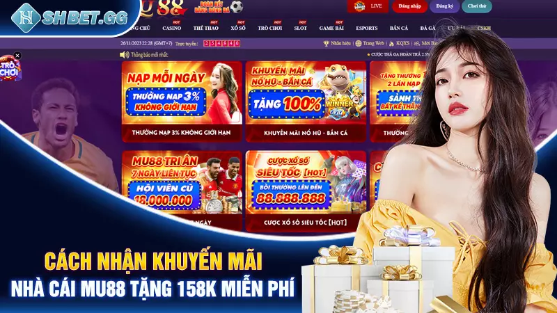 Nhà cái MU88 tặng 158k miễn phí cho game thủ uy tín nhất 4 Cách nhận khuyến mãi nhà cái MU88 tặng 158k miễn phí