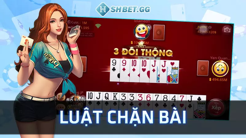 Tiến Lên Miền Nam Cyber Game - Game bài hot nhất 2023 7 Luật chặn bài
