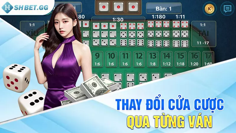 Cách gỡ nợ tài xỉu - Bí quyết thắng lớn của các cao thủ 5 Thay đổi cửa cược qua từng ván